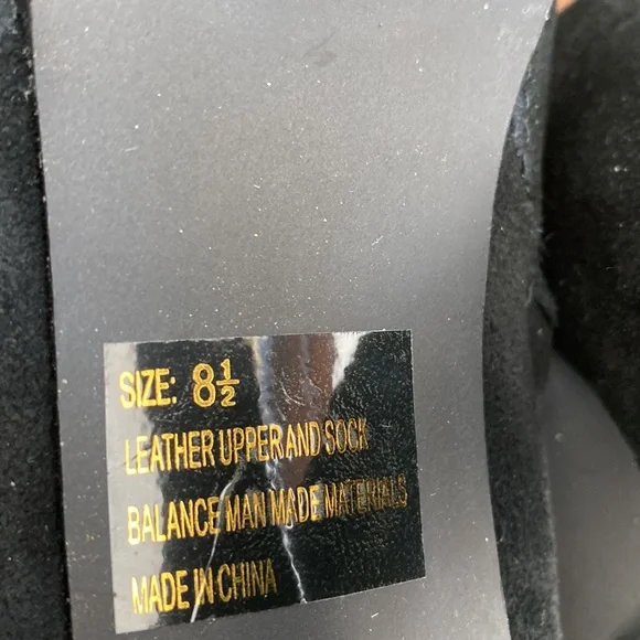 Restricted Over the Knee Black Suede Boots. 4”Heel Never Been Worn. 8.5 - Picture 4 of 4